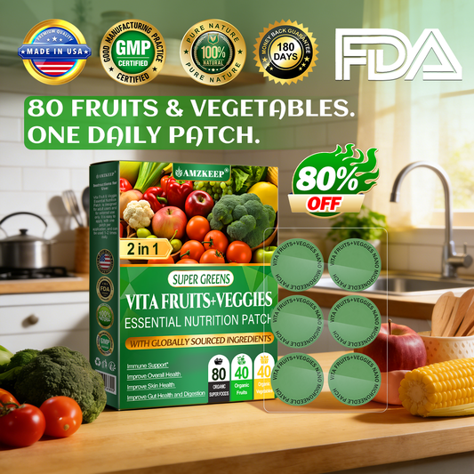 Parche de nutrición esencial de frutas y verduras Vita 𝐀𝐌𝐙𝐊𝐄𝐄𝐏®