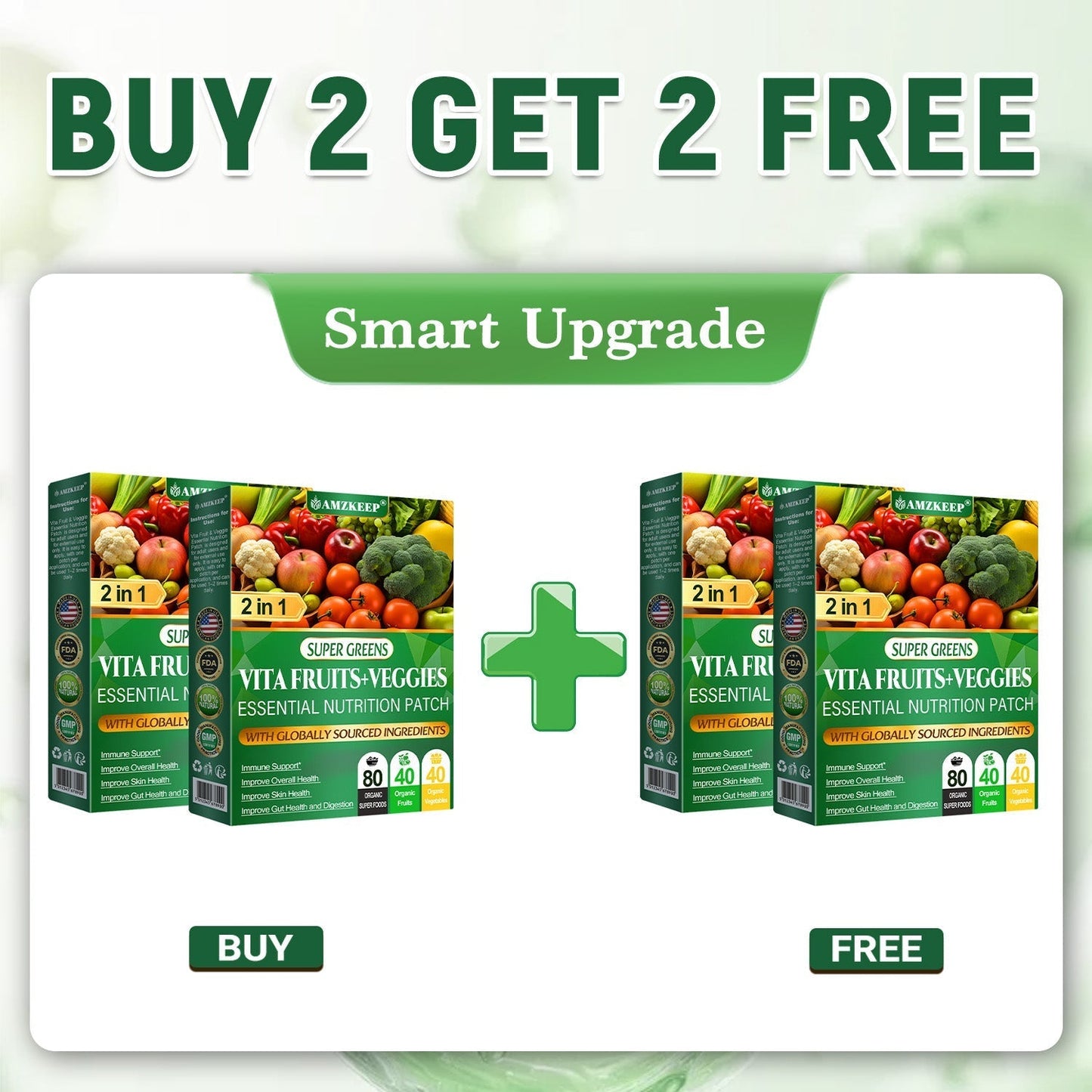 Parche de nutrición esencial de frutas y verduras Vita 𝐀𝐌𝐙𝐊𝐄𝐄𝐏®