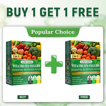 Parche de nutrición esencial de frutas y verduras Vita 𝐀𝐌𝐙𝐊𝐄𝐄𝐏®