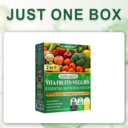 Parche de nutrición esencial de frutas y verduras Vita 𝐀𝐌𝐙𝐊𝐄𝐄𝐏®