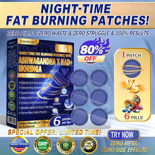 🔥 ¿Quieres resultados más rápidos? Agrega este 80% de descuento para acelerar tu progreso.¡Parches nocturnos quema grasa de IOWOL®!Cero pastillas, cero desperdicio, cero complicaciones y resultados al 100%.